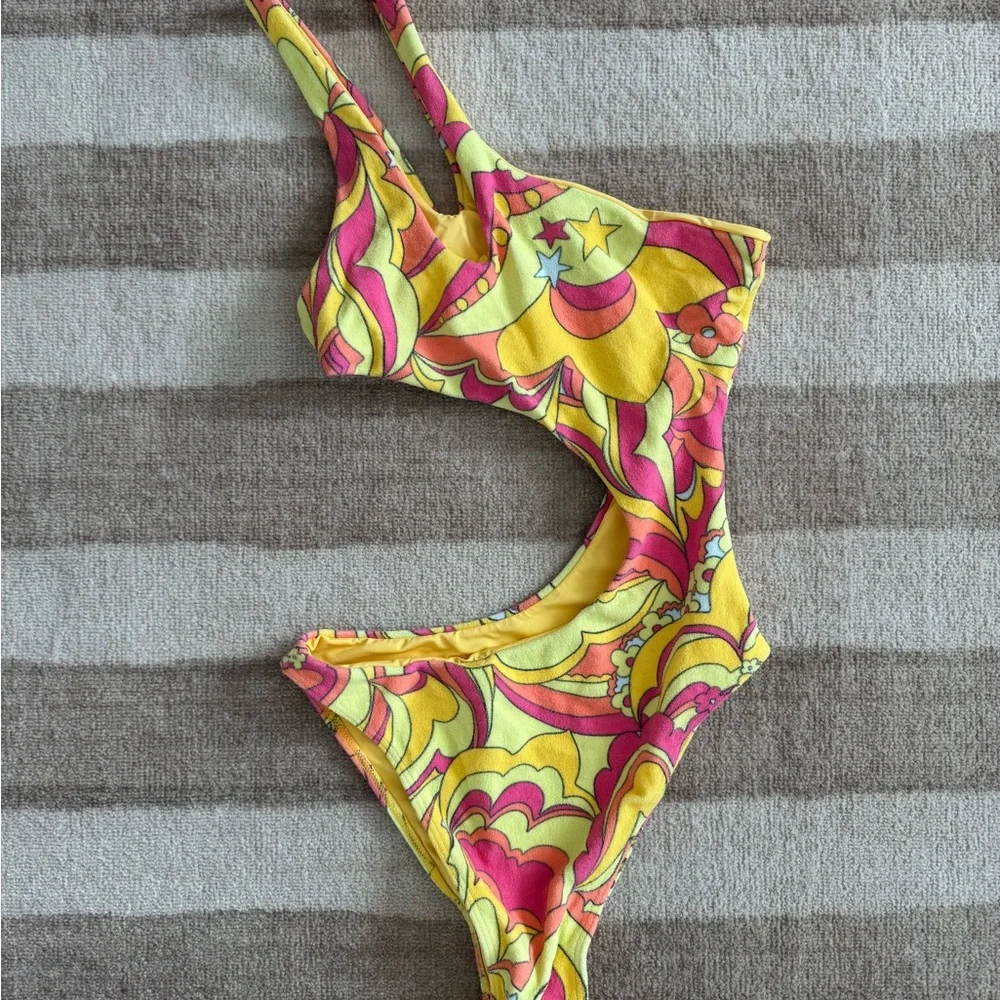 Frankie's Bikinis Makie Terry One Piece